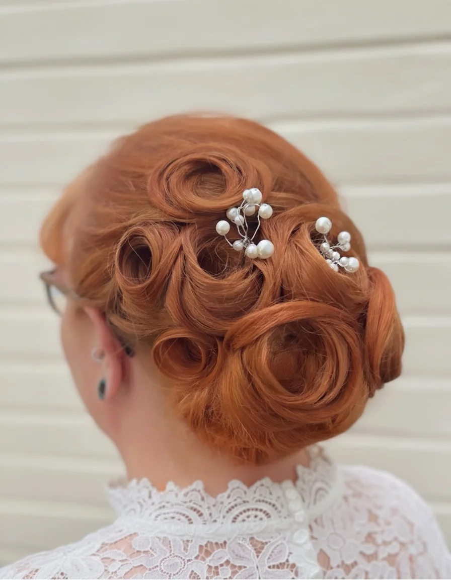 Brautstyling Aachen - 40er udn 50er Jahre Hairstyling- Yvonne Wappler