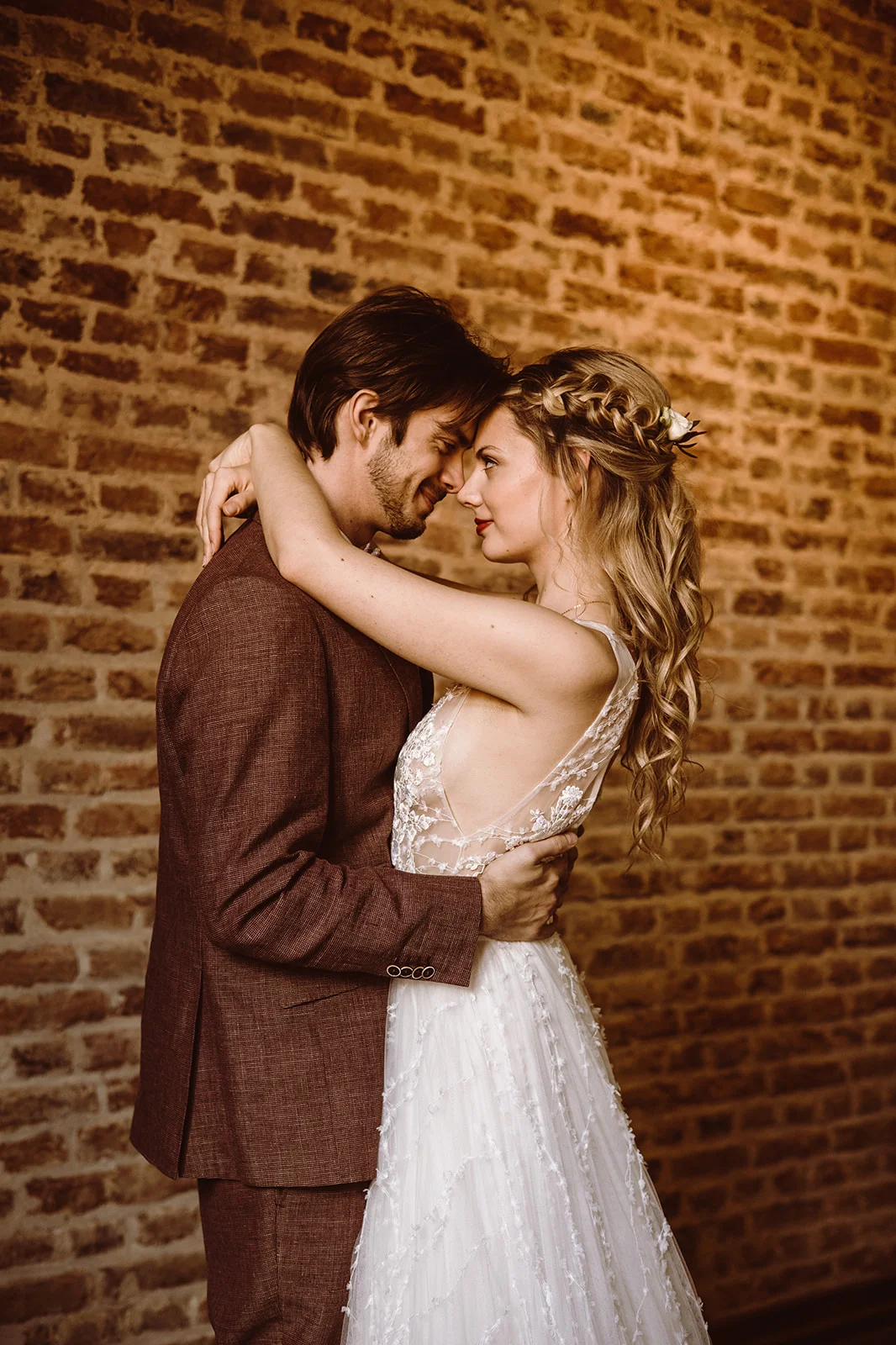 Brautstyling Aachen-Brautpaar gestylt